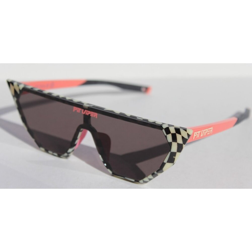 PIT VIPER The Victory Lame Showroom Sunglasses Checkered/Smoke NEW - Picture 5 of 11